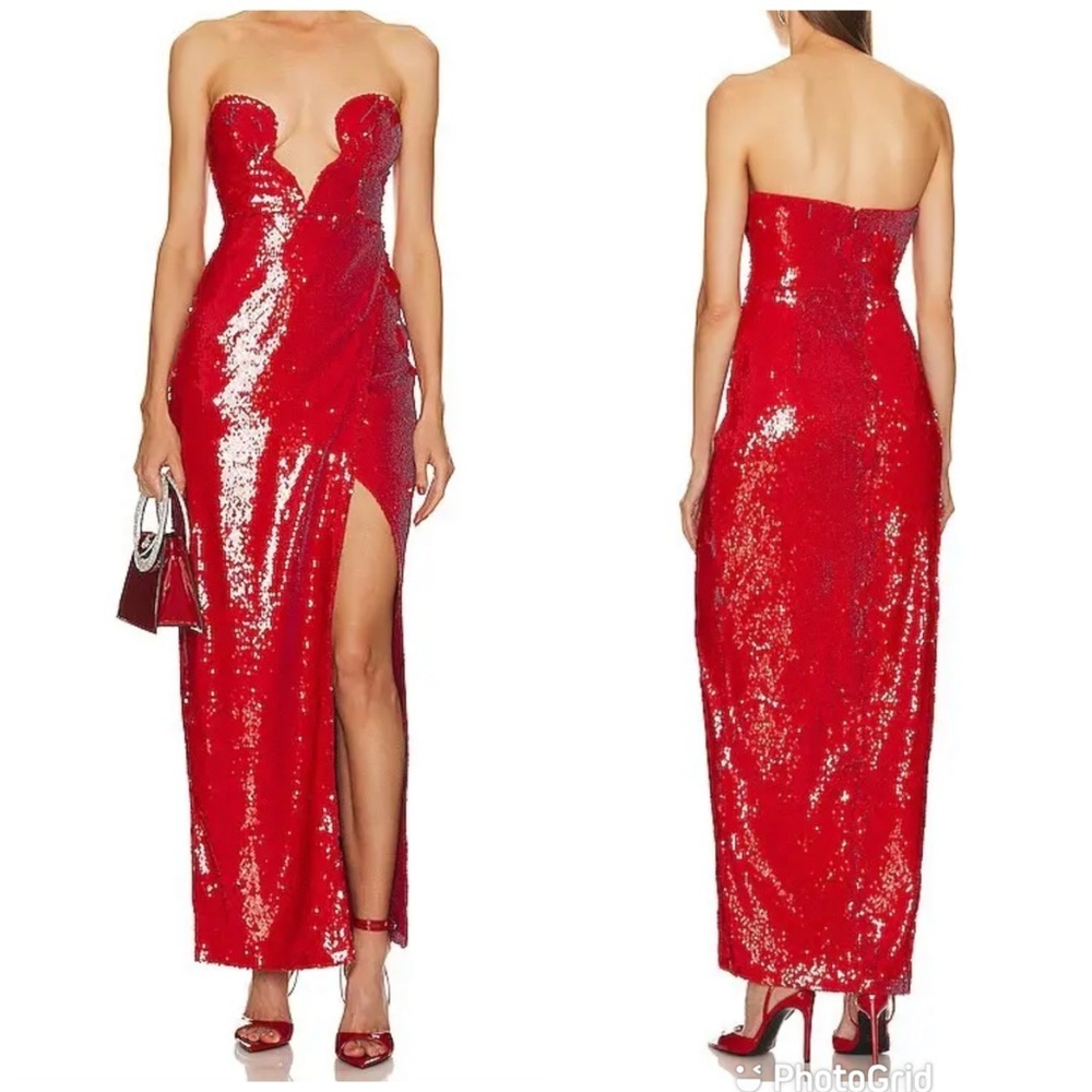 Michael Costello X REVOLVE Giselle Dress in Red